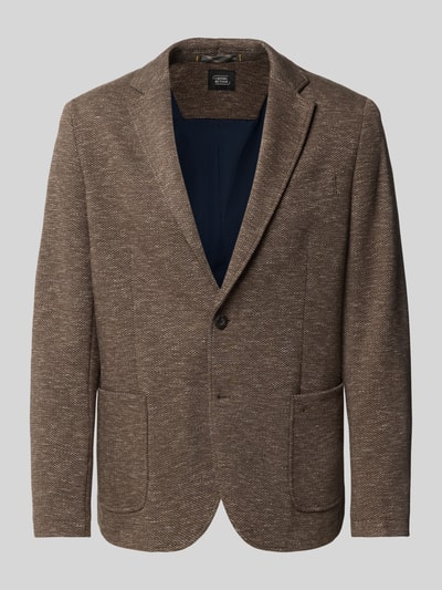 camel active Regular fit 2-knoops colbert met reverskraag Beige - 2