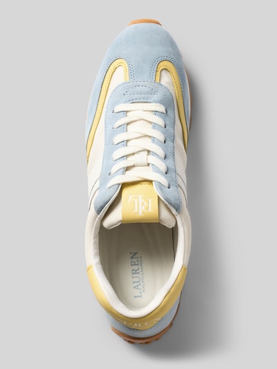 Lauren Ralph Lauren Sneaker aus echtem Leder Modell 'DANI' Hellblau 3