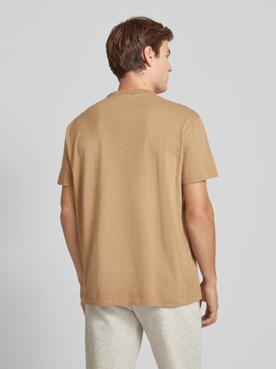 Polo Sport T-Shirt mit Label-Stitching Khaki 5