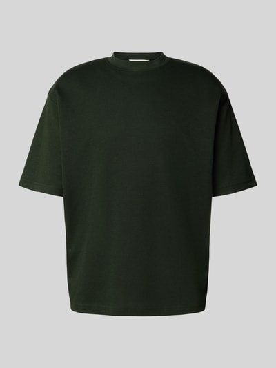 SELECTED HOMME T-shirt o luźnym kroju z mieszanki bawełny Oliwkowy 2