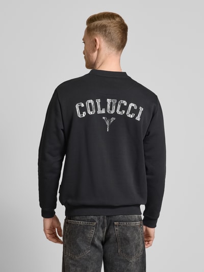 CARLO COLUCCI Sweatshirt mit Label-Print Black 5