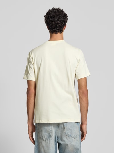 CHAMPION T-Shirt mit Label-Print Offwhite 5