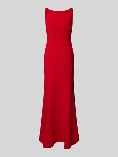 Lauren Ralph Lauren Abendkleid mit Rundhalsausschnitt Modell 'MIRHILT' Rot 2