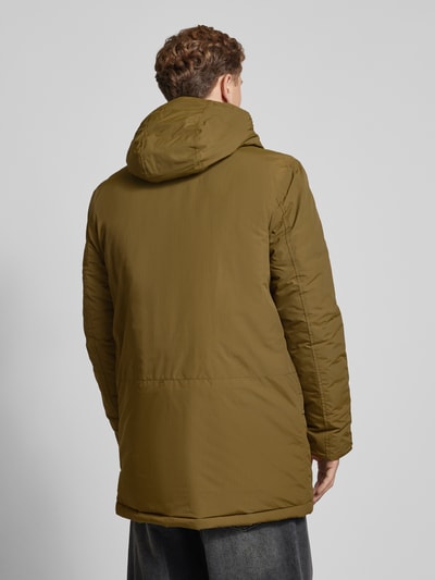 G-Star Raw Parka met klepzakken, model 'Vodan' Olijfgroen - 5