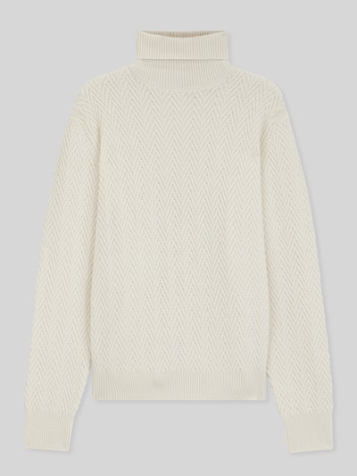 BOSS Regular fit coltrui van pure scheerwol, model 'HATLO' Offwhite - 2