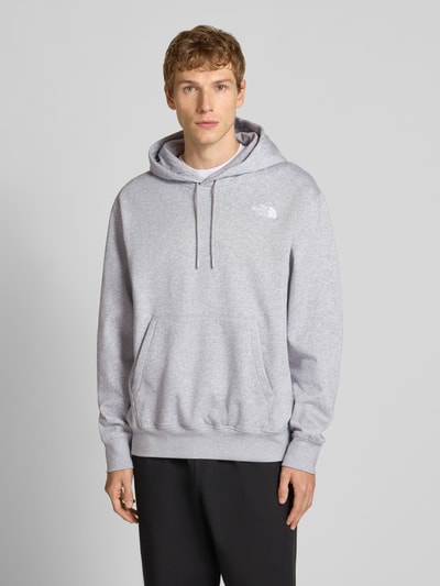 The North Face Bluza z kapturem z wyhaftowanym logo Jasnoszary 4