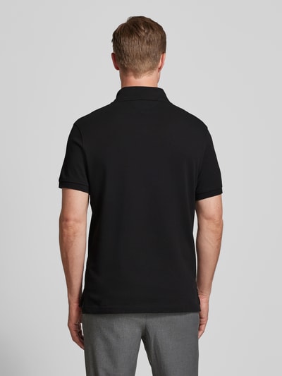 Tommy Hilfiger Regular Fit Poloshirt mit Logo-Stitching Black 5