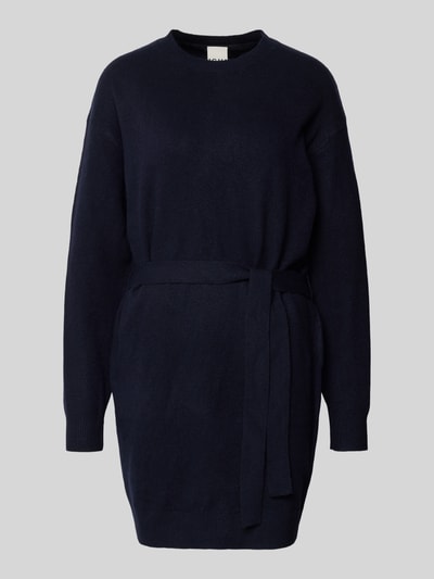 ICHI Relaxed Fit Kleid in Strick-Optik Modell 'Dasila' Marine 2