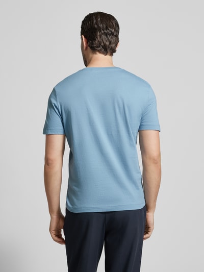 Tom Tailor Regular Fit T-Shirt aus reiner Baumwolle Rauchblau 5