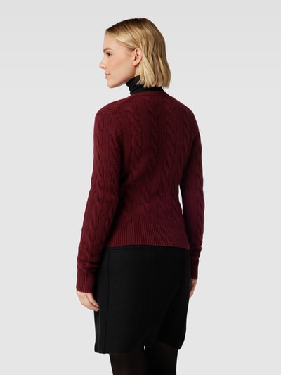 Polo Ralph Lauren Cardigan mit Knopfleiste Bordeaux 5