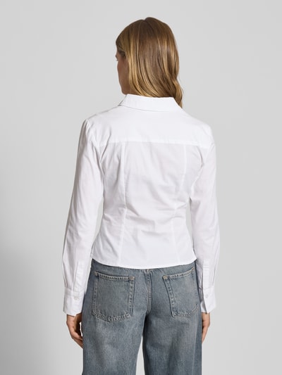 Review Hemdbluse mit Knopfleiste Weiss 5