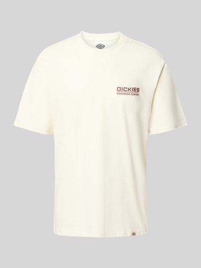 Dickies T-shirt z okrągłym dekoltem model ‘BOLIVAR’ Złamany biały 2