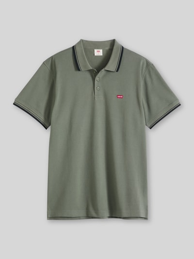Levi's® Regular Fit Poloshirt mit Logo-Stitching Oliv 2