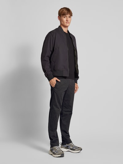 Jack & Jones Stoffen broek met elastische band, model 'KANE' Antraciet - 1