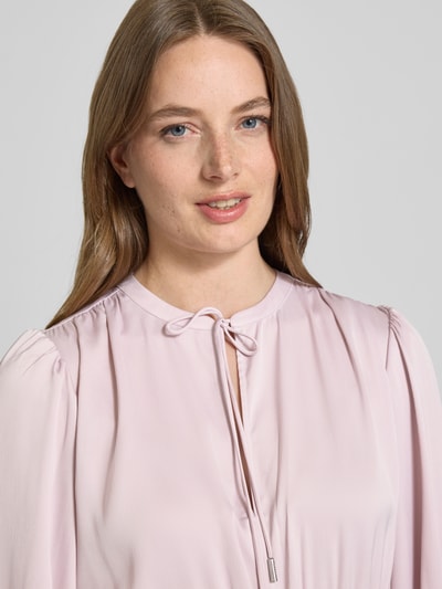 BOSS Orange Sukienka taliowana o długości do kolan z satyny model ‘DECLY’ Różowy 3