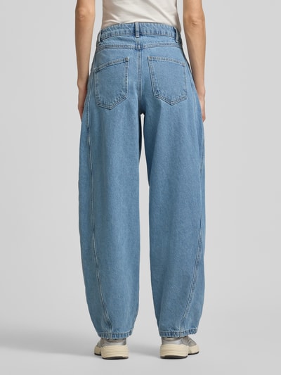 Neo Noir Barrel Fit Jeans mit Eingrifftaschen Modell 'Alannah' Hellblau 5