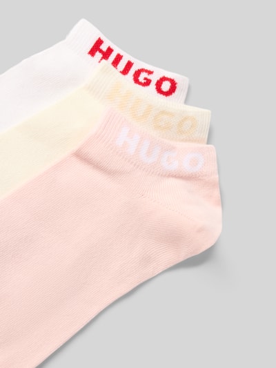 Produktfoto, Socken aus Baumwoll-Mix im 3er-Pack von HUGO, jednokolorowe, ściągacz prążkowany, multipakiet, bawełniany miks, dla kobiet