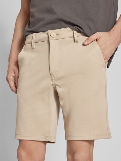 Blend Regular Fit Shorts mit Eingrifftaschen Sand 3