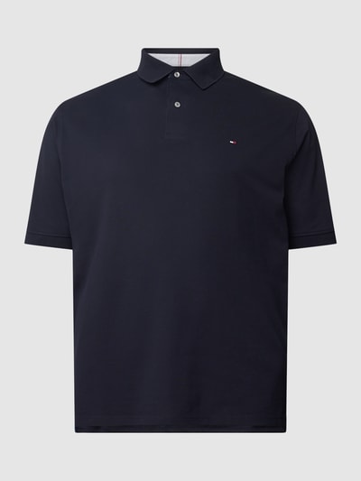 Tommy Hilfiger Big & Tall Koszulka polo PLUS SIZE z detalami z logo Granatowy 2