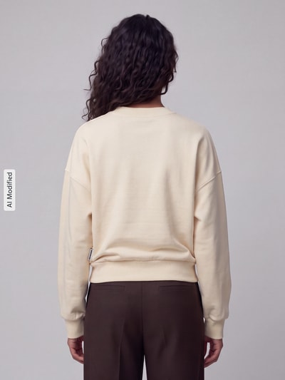 ARMEDANGELS Oversized Sweatshirt aus reiner Baumwolle Modell 'ALIZAA' Hellgelb 5