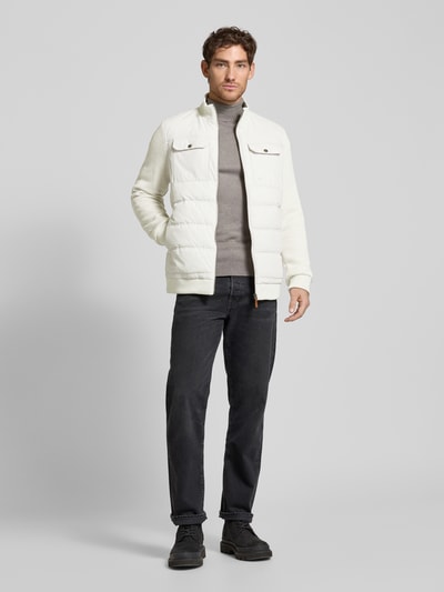 Fynch-Hatton Jacke mit Brusttaschen Offwhite 1