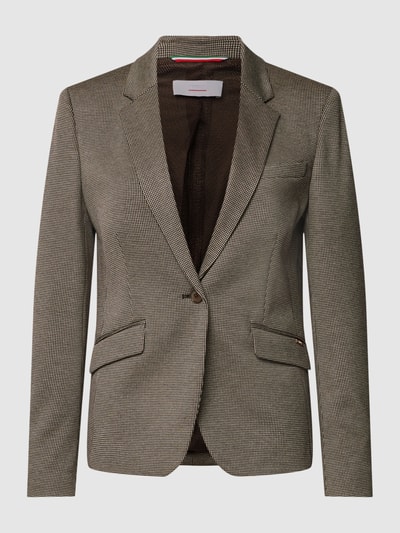 Cinque Blazer mit Allover-Muster Modell 'BOOMI' Taupe 2