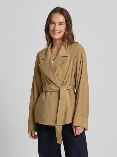 Jake*s Casual Jack met strikceintuur Camel - 4