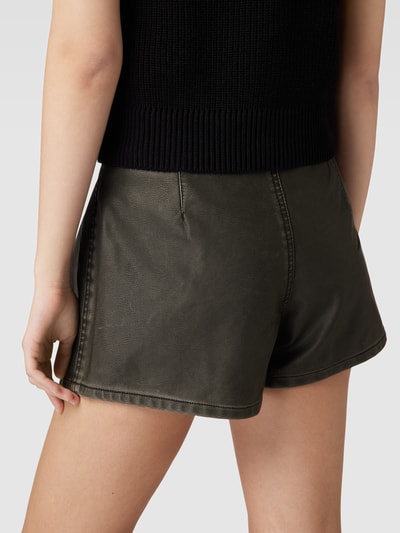 Loavies Shorts in Leder-Optik Modell 'LOOKS GOOD TO ME' Black 3