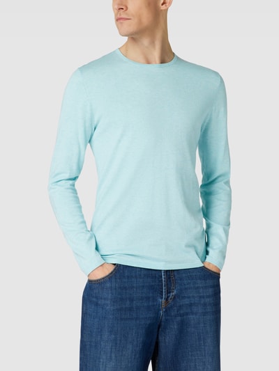 MCNEAL Gebreide pullover met ronde hals Jeansblauw gemêleerd - 4