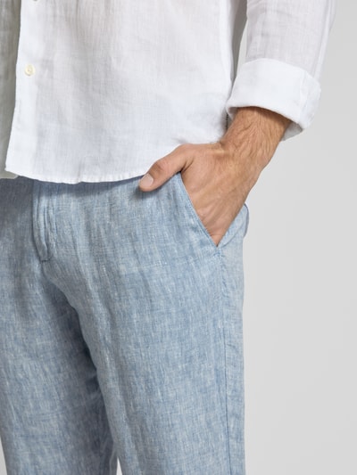 MCNEAL Leinenhose mit Tunnelzug und Gesäßtaschen Bleu 3