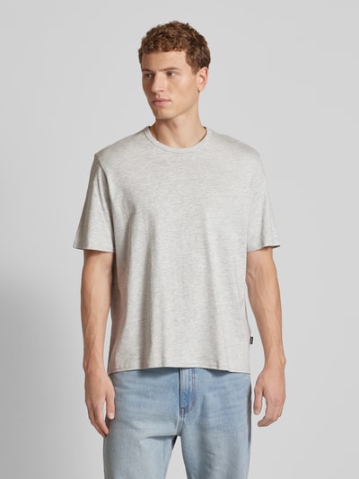 REVIEW Essentials Boxy Tee Hellgrau Melange 4