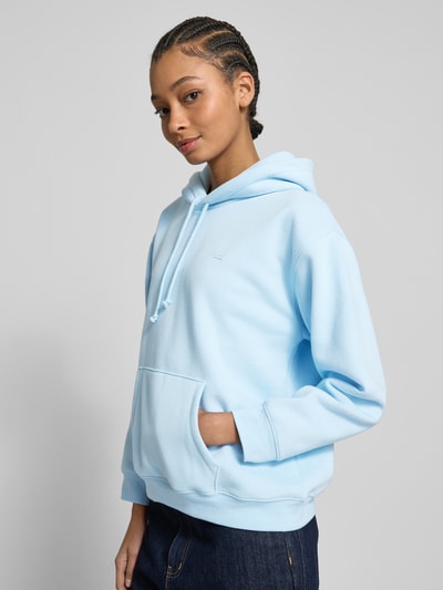 Levi's® Hoodie mit Label-Badge Modell 'EVERYDAY' Rauchblau 3