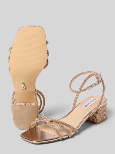 Steve Madden Sandalette mit Ziersteinbesatz Modell 'Cerena' Rose Gold 4