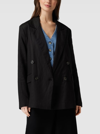 Part Two Blazer met klepzakken, model 'Sonjas' Zwart - 4