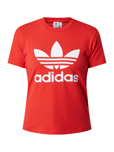 adidas Originals T-shirt z nadrukiem z logo  Czerwony 2