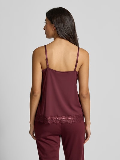 FREE/QUENT Top met kant Bordeaux - 5