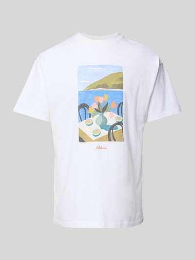 BLKVIS T-Shirt mit Motiv-Print Modell 'SOSTA' Weiss 2