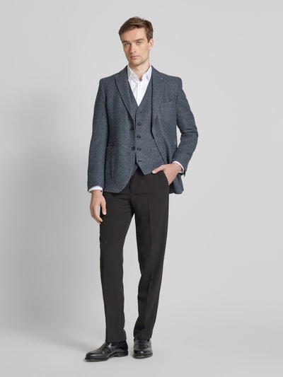 CG - Club of Gents Slim Fit 2-Knopf-Sakko mit Reverskragen Modell 'Adyson' Marine 1