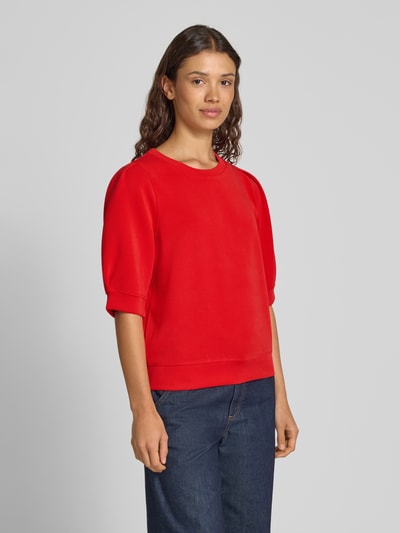 s.Oliver RED LABEL Regular fit sweatshirt van scuba Rood - 4