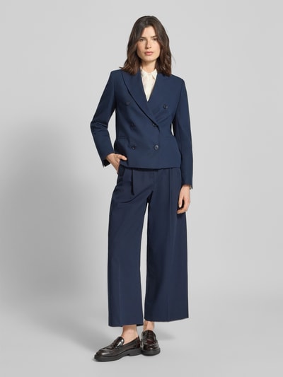 Weekend Max Mara Żakiet o kroju regular fit z czystej bawełny model ‘TAPPETO’ Granatowy 1