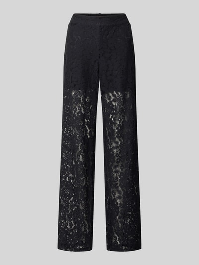 Produktfoto, Weite Damen HOSE in Spitzen-Optik Modell 'HONEY' von Vero Moda, Optik: Unifarben, Passform: Regular-Fit, Bundabschluss: Elastisch, Materialverarbeitung: Lochspitze