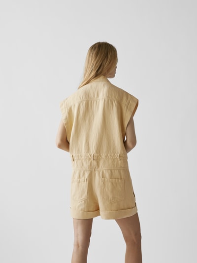 Iro Playsuit im ärmellosen Design Hellgelb 5