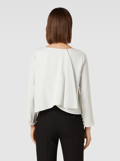 Emporio Armani Blouse met boothals Lichtgrijs - 5