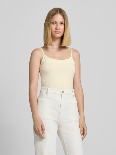 s.Oliver RED LABEL Slim Fit Top mit verstellbaren Spaghettiträgern Sand 4