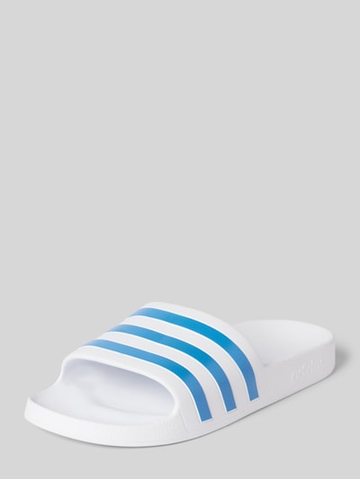 ADIDAS SPORTSWEAR Slippers met labeltypische strepen, model 'ADILETTE AQUA' Wit - 1