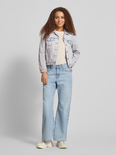 Levi's® Regular Fit Jeansjacke aus reiner Baumwolle Modell 'ORIGINAL TRUCKER' Hellrosa 1