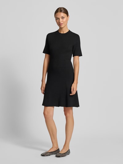 MANGO Knielanges Kleid mit Rundhalsausschnitt Modell 'DOMINO' Black 4