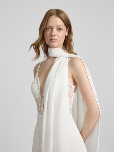 Mascara Brautkleid mit Spitzenbesatz Ecru 3