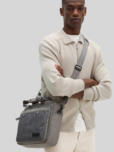 Marc O'Polo Torba na laptop z naszywką z logo Szarobrązowy 1