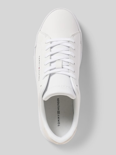 Tommy Hilfiger Low Top Sneaker aus reinem Leder Weiss 3